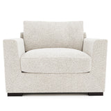 Nicolette Mocha Chair 1/2 Without Pillows - Ornate Home