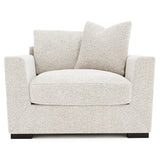 Nicolette White/Cream Fabric Chair 1/2 - Ornate Home