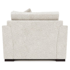 Nicolette White/Cream Fabric Chair 1/2 - Ornate Home