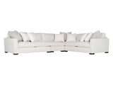 Nicolette White/Cream Fabric Modular Sectional - Ornate Home