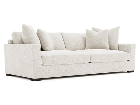 Nicolette White/Cream Fabric Sofa - Ornate Home