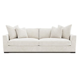 Nicolette White/Cream Fabric Sofa - Ornate Home
