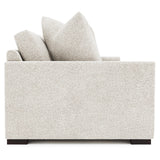 Nicolette White/Cream Fabric Sofa - Ornate Home