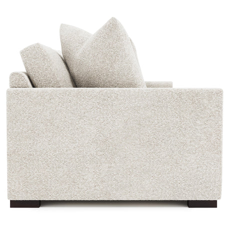 Nicolette White/Cream Fabric Sofa - Ornate Home