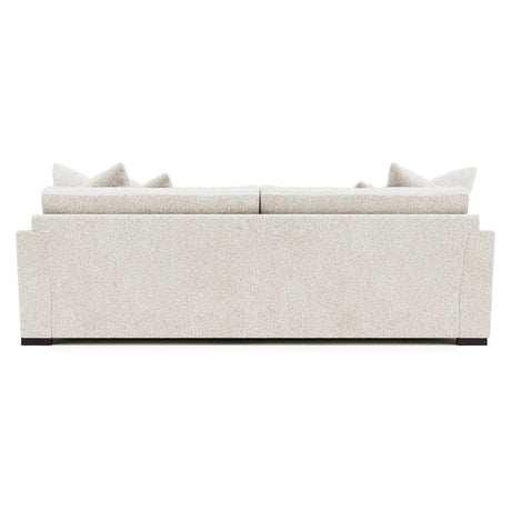 Nicolette White/Cream Fabric Sofa - Ornate Home