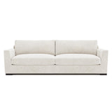 Nicolette White/Cream Fabric Sofa - Ornate Home