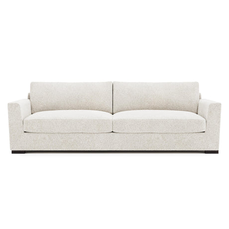 Nicolette White/Cream Fabric Sofa - Ornate Home