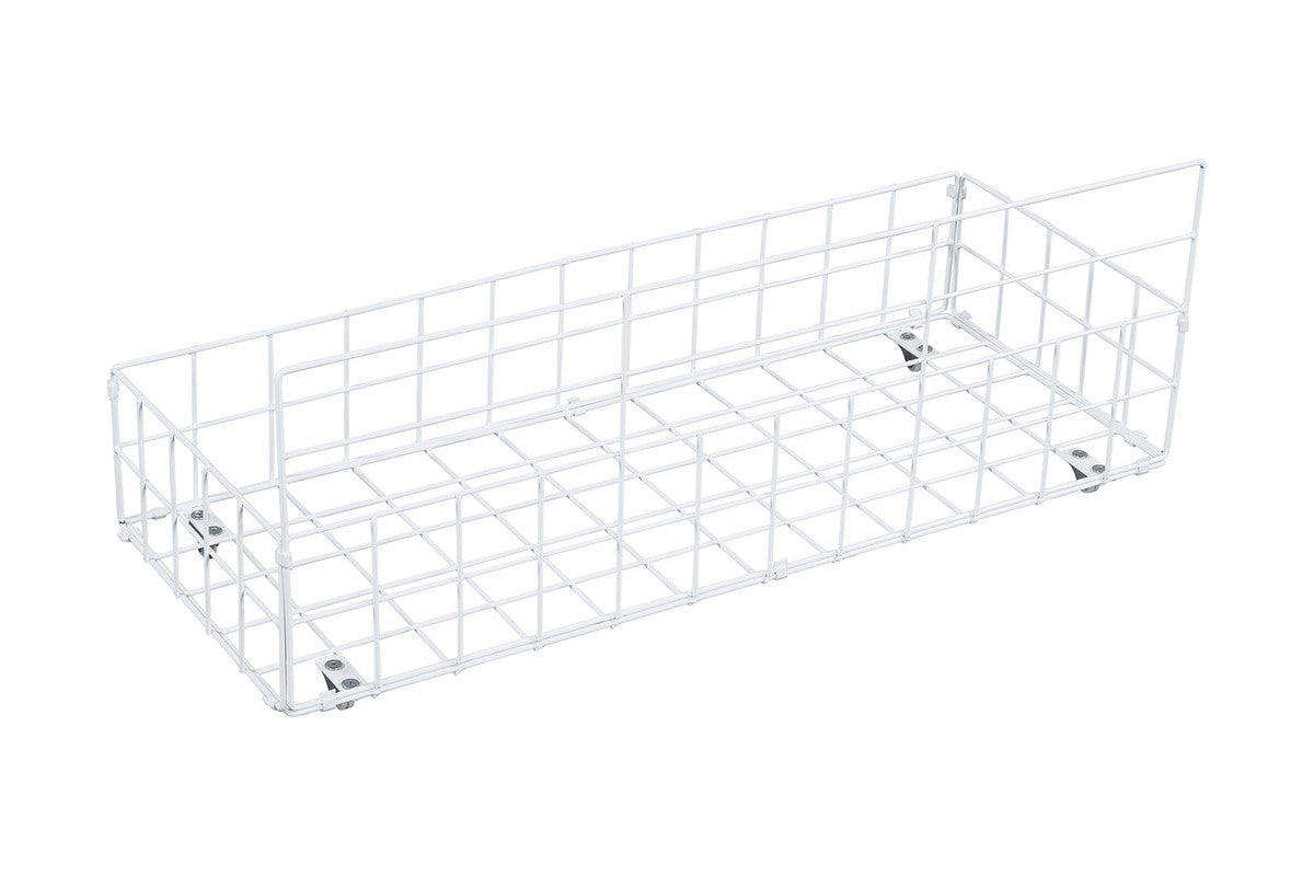 Nicoli White Queen Metal Bed w/ Storage - Ornate Home