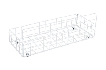 Nicoli White Queen Metal Bed w/ Storage - Ornate Home