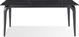 Nicoya Black Stone Top Rectangular Dining Table - Ornate Home