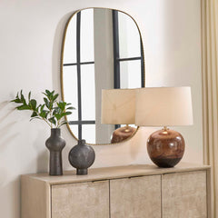 Nidia Antique Gold Mirror - Ornate Home