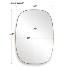 Nidia Antique Gold Mirror - Ornate Home