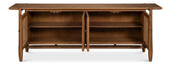 Nido Natural 4 Doors Sideboard - Ornate Home