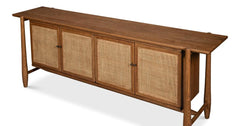 Nido Natural 4 Doors Sideboard - Ornate Home