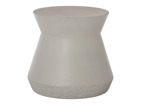 Nidra Sand Grey Accent Table - Ornate Home