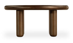 Niels Ash Stained Walnut Small Coffee Table - Ornate Home