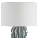 Niese Light Blue Glaze Table Lamp - Ornate Home