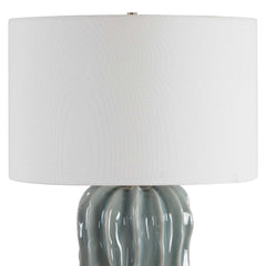 Niese Light Blue Glaze Table Lamp - Ornate Home
