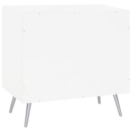 Nieta White High Gloss Accent Cabinet - Ornate Home
