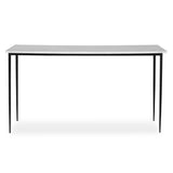 Nightfall White Marble Console Table - Ornate Home