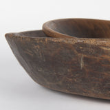 Nikita Medium Brown Large Reclaimed Wood Bowls (Set of 2) - Ornate Home