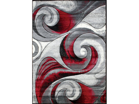 Niksar Red 5' X 7' Area Rug - Ornate Home