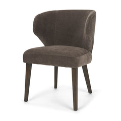 Niles Dark Brown Wingback Dining Side Chair - Ornate Home