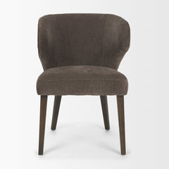 Niles Dark Brown Wingback Dining Side Chair - Ornate Home