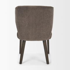 Niles Dark Brown Wingback Dining Side Chair - Ornate Home