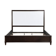 Niles White / Cherry 4-piece Queen Bedroom Set - Ornate Home