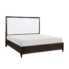 Niles White/Cherry 5-Piece Queen Bedroom Set - Ornate Home