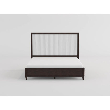 Niles White/Cherry Eastern King Bed - Ornate Home