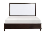 Niles White/Cherry Queen Bed - Ornate Home