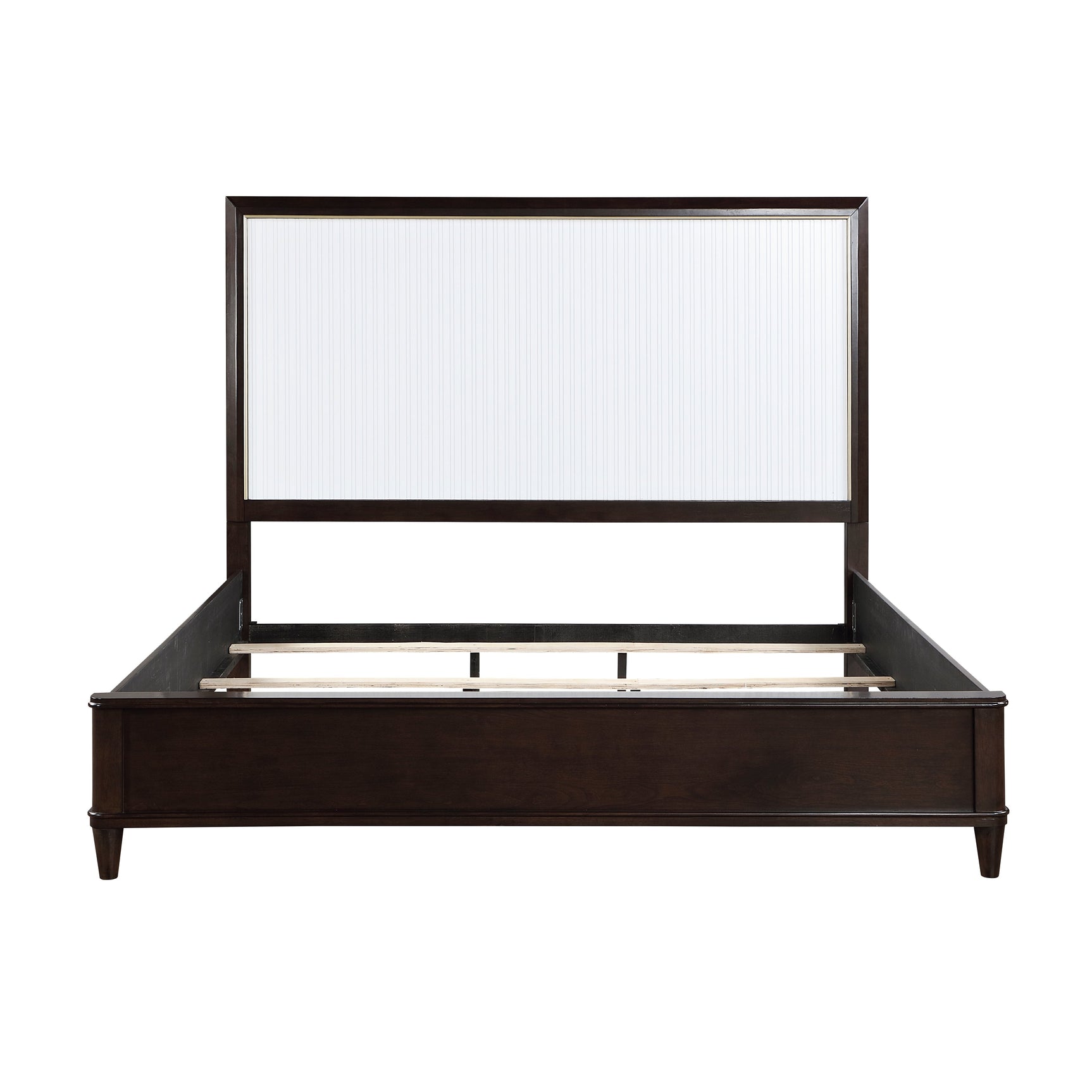 Niles White/Cherry Queen Bed - Ornate Home