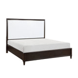 Niles White/Cherry Queen Bed - Ornate Home