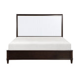 Niles White/Cherry Queen Bed - Ornate Home