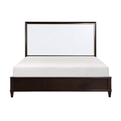 Niles White/Cherry Queen Bed - Ornate Home