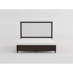 Niles White/Cherry Queen Bed - Ornate Home