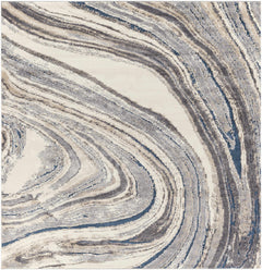 Nillumbik Gray Marble Design Rug - Ornate Home