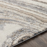 Nillumbik Gray Marble Design Rug - Ornate Home