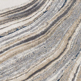 Nillumbik Gray Marble Design Rug - Ornate Home