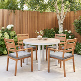 Nimara Natural Dining Table - Ornate Home