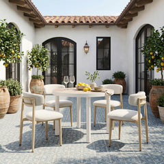 Nimara Natural Dining Table - Ornate Home