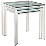 Nimble Silver Nesting Table - Ornate Home