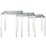 Nimble Silver Nesting Table - Ornate Home