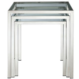Nimble Silver Nesting Table - Ornate Home