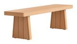 Nimone Natural Bench - Ornate Home