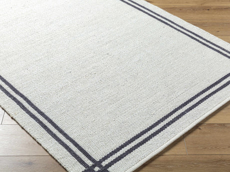 Nimue Bordered Wool Rug - Ornate Home