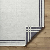 Nimue Bordered Wool Rug - Ornate Home