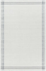 Nimue Cream & Charcoal Bordered Area Rug - Clearance - Ornate Home